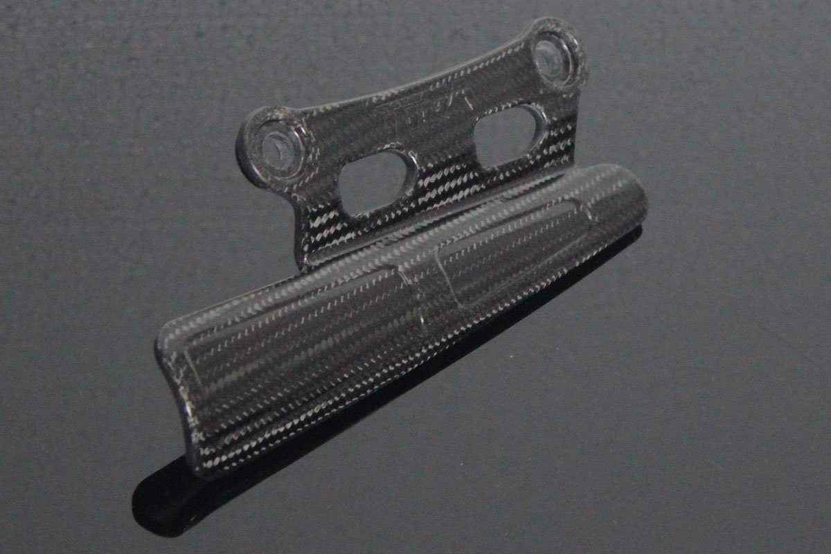 Exhaust Guard, Left, Carbon, KTM RC390 Serpent