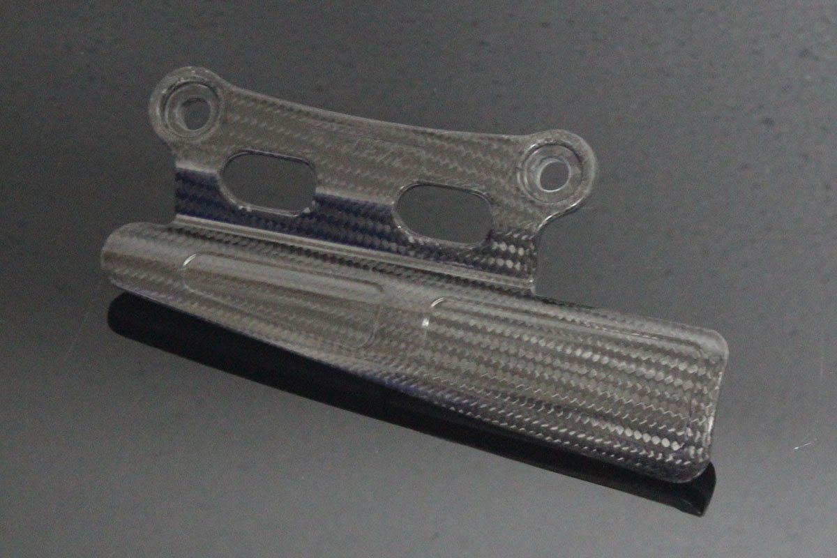 Exhaust Guard, Right, Carbon, KTM RC390 Serpent