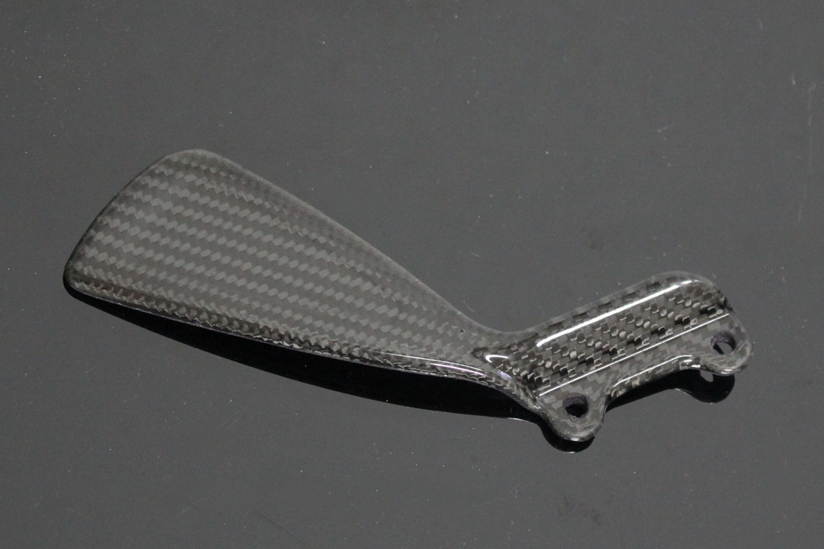 Heel Guard, Carbon, Right, Replacement