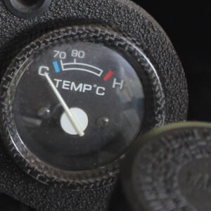 Carbon Cover, Temp Gauge, Surround 64mm