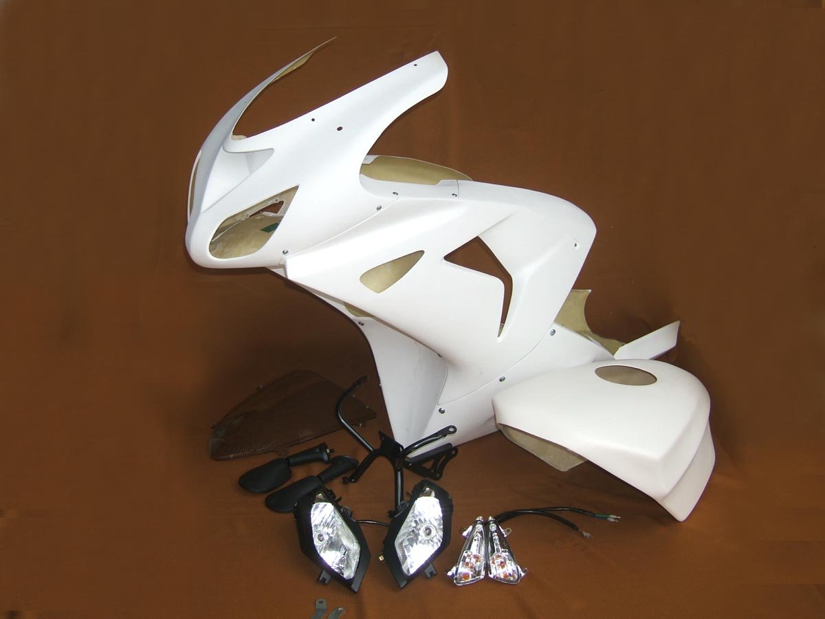 Kit, Fairing Set, Street, GRP, ZXR250 Ninja Style