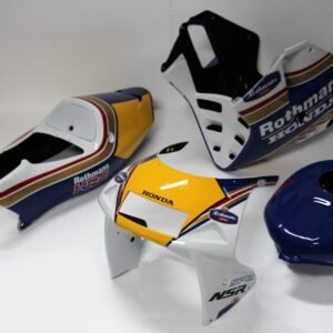 Kit, Bodywork, GRP, stock shape, with GRP tank, NSR250 MC28, Painted Rothmans