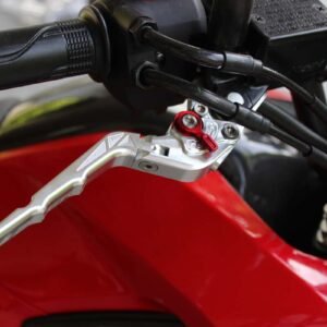 Brake Lever CNC, Black, Flip Up Type.