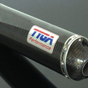 Silencer, Carbon, Oval/Carbon End Cap, Slip On, RVF 400, No Fittings