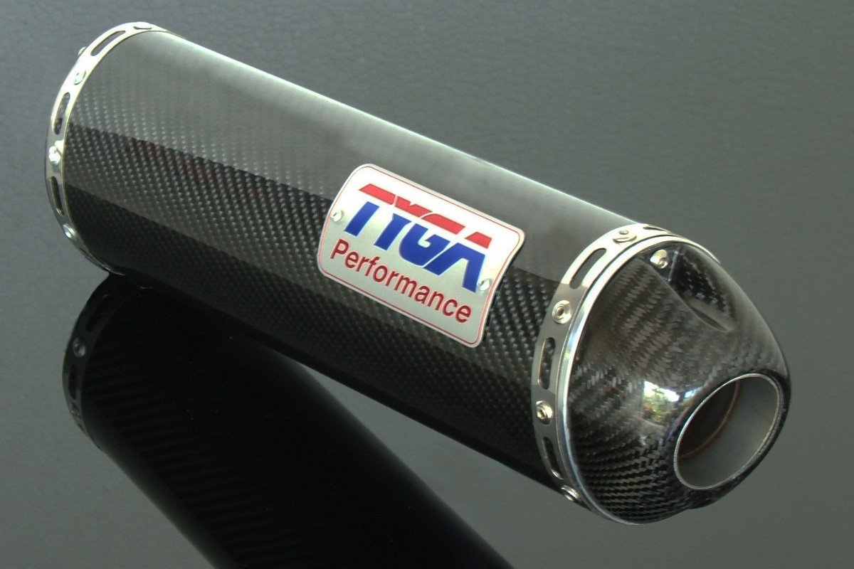 Silencer, Carbon, Oval/Carbon End Cap, Slip On, RVF 400, No Fittings