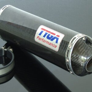 Silencer, Carbon/Carbon End Cap, Oval, Slip-On, RVF400 NC35, Assy.