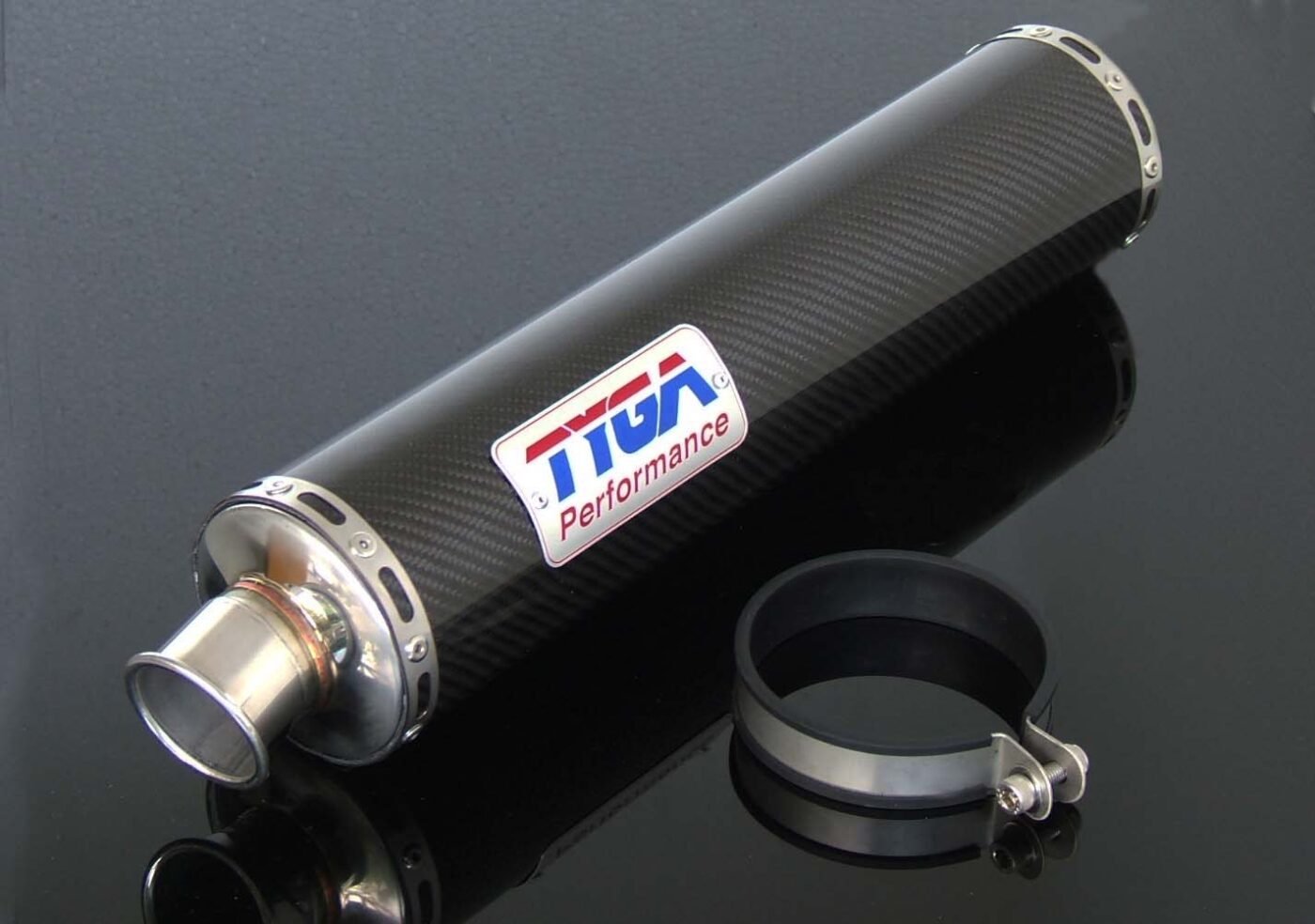 Silencer, Carbon, Round, Slip On, ZXR250, Assy.
