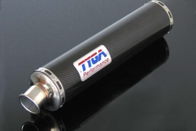 Silencer, Carbon, Round, Slip On, CBR250RR MC22, No Fittings