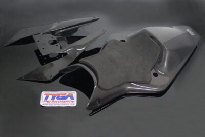 Seat Cowling Set, Street, Carbon, Cup Style, KTM RC125, RC200. RC250, RC390