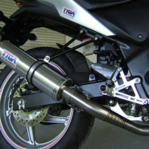 Set, Pipe, Full Race System, CBR250R, Round Aluminium Silencer