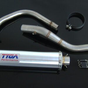 Set, Pipe, Full Race System, CBR250R, Round Aluminium Silencer