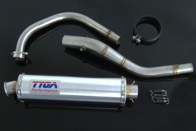 Set, Pipe, Full Race System, CBR250R, Round Aluminium Silencer