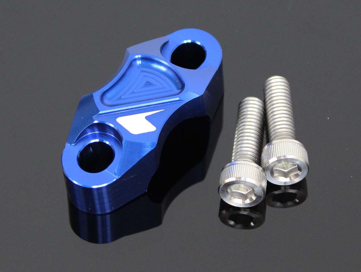 Clutch/Brake Mount Clamp), Blue, Bikers