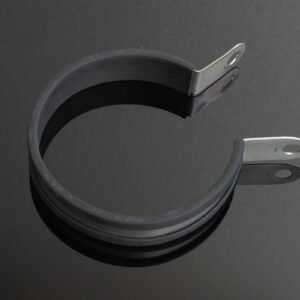Clamp, Round Stainless Silencer, Single, M10