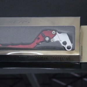 Clutch Lever CNC, Red, Flip Up Type.