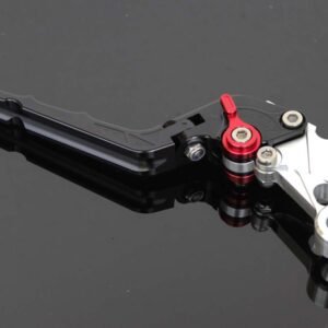 Clutch Lever CNC, Black, Flip Up Type.