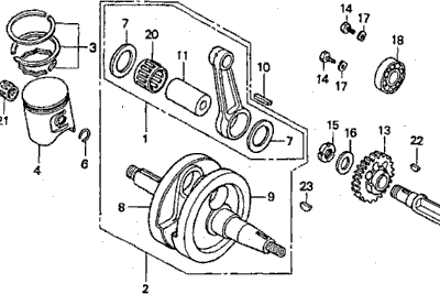 Crankshaft, Piston
