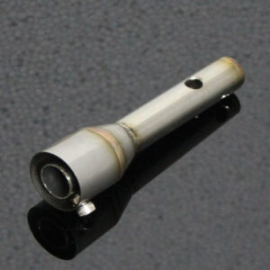 Set, Pipe, Slip On, MSX125 Grom 2013-14, Stainless Oval/Carbon End Cap