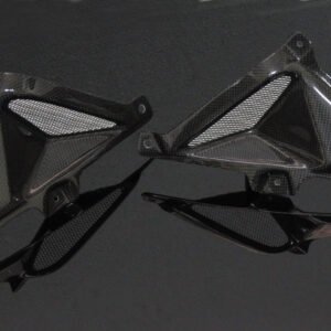 Tank Shrouds, With Duct and Grille, Pair, Carbon, MSX125 Grom