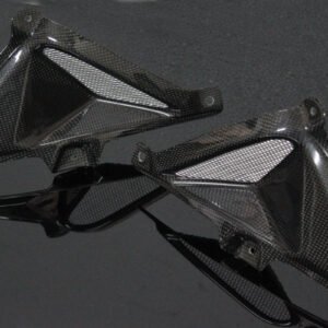 Tank Shrouds, With Duct and Grille, Pair, Carbon, MSX125 Grom