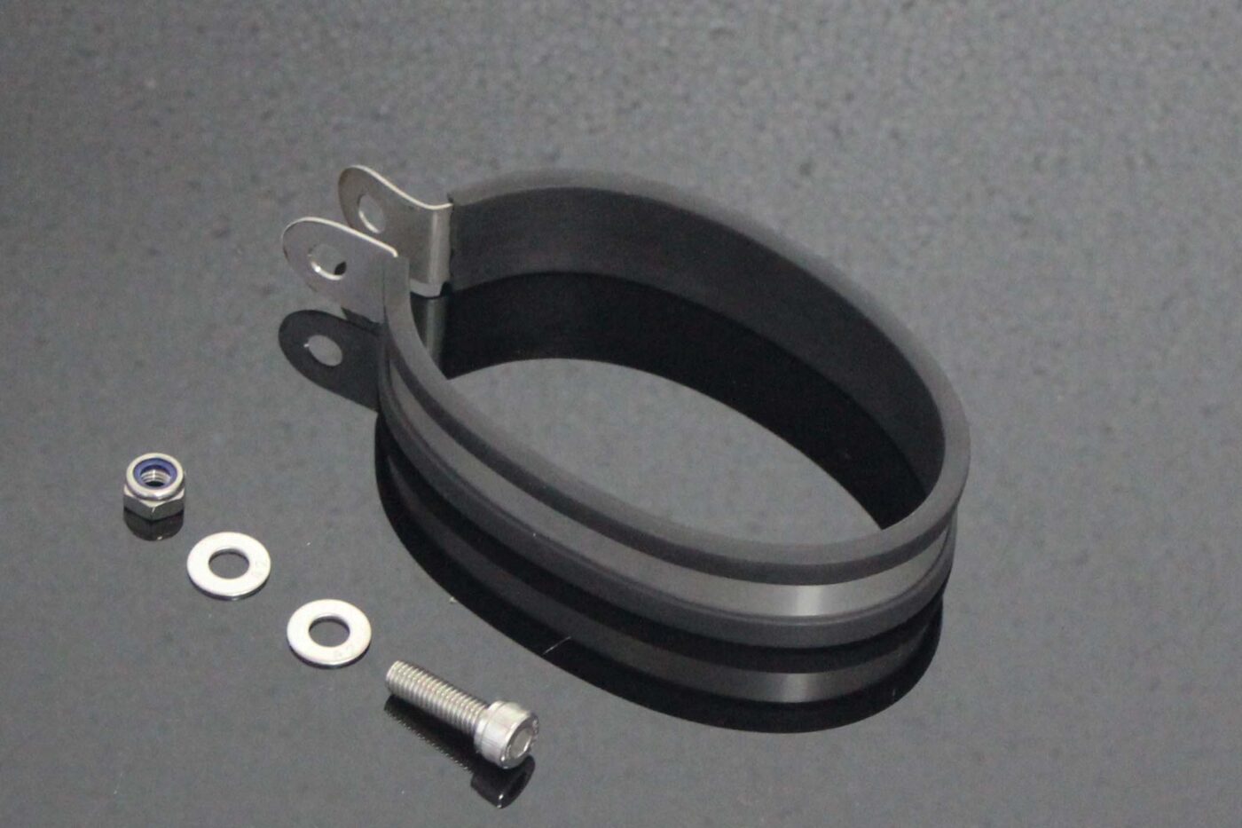 Clamp, Oval Stainless Silencer, Single, Assy.