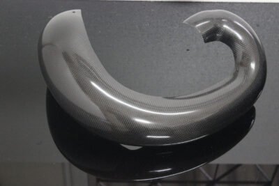 Exhaust Chamber Guard, Carbon, KTM250/300 Off-road