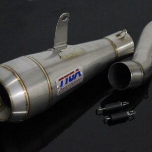 Set, Pipe, Slip On, CBR500, Moto Maggot Silencer