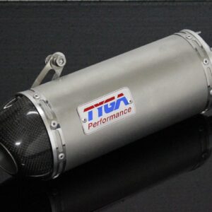 Set, Pipe, Slip On, MSX125 Grom 2013-14, Stainless Oval/Carbon End Cap