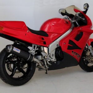 Set, Pipe, R.H Exit, Full Race System, RC36-2, Oval Carbon/Carbon End Cap Silencer