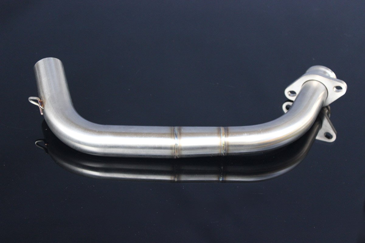 Section, Header, Left, Stainless, Yamaha R25/R3
