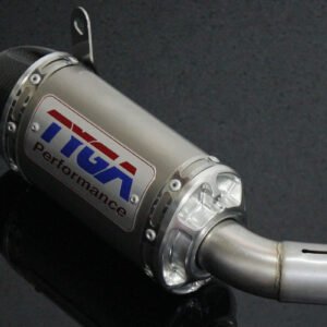Set, Pipe, Slip On, Stainless, Oval/Carbon End Cap, Yamaha R25/R3, MT-25/MT-03