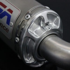 Replacement Silencer, Slip-On, Stainless, Oval/Carbon End Cap, Yamaha R25/R3