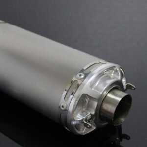 Silencer, Stainless, Oval/Carbon End Cap, Underbelly Long, MSX125 Grom