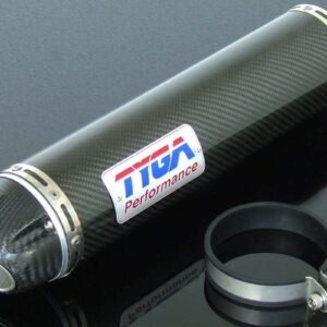 Silencer, Carbon/Carbon End Cap, Round, Slip On, ZXR250, Assy.
