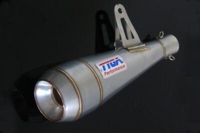 Silencer, Stainless Moto Maggot, 43 mm., Ninja 250/300R, No fittings