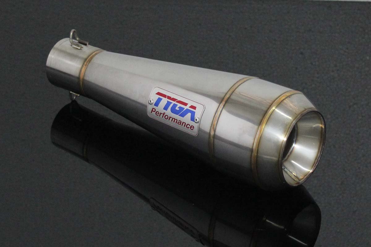 Silencer, Stainless Moto Maggot, 50.8 mm., No fittings