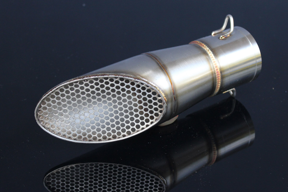 Section, Mesh Slip-On, Stainless, Yamaha R25/R3