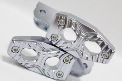 Rider Foot Pegs, CNC, Grey, Pair, MSX125 Grom
