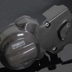 Generator/Sprocket Cover, Carbon, NSR250 SE/SP, Assy.