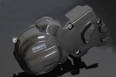 Generator/Sprocket Cover, Carbon, NSR250 SE/SP, Assy.