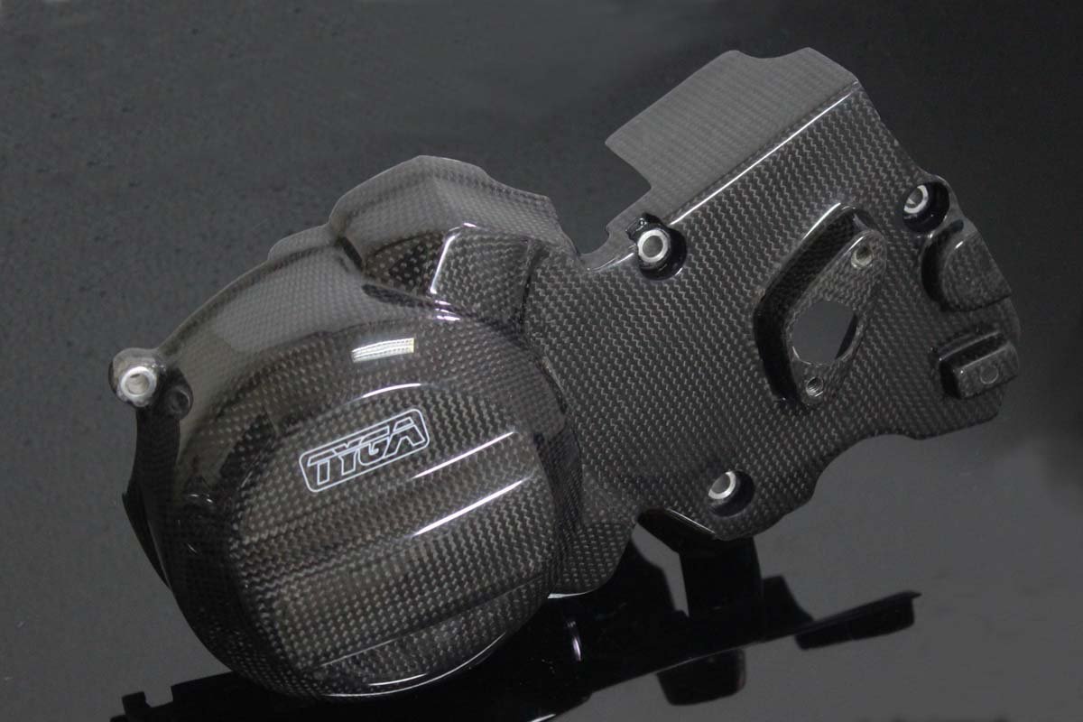 Generator/Sprocket Cover, Carbon, NSR250 SE/SP, Assy.