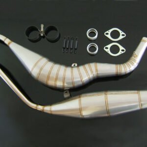 Set, Exhaust Chamber, GP Type, Stainless Steel, Aprilia RS-250