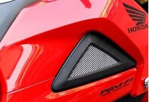 Tank Grilles, Pair, Plastic, MSX125 Grom