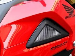 Tank Grilles, Pair, Plastic, MSX125 Grom