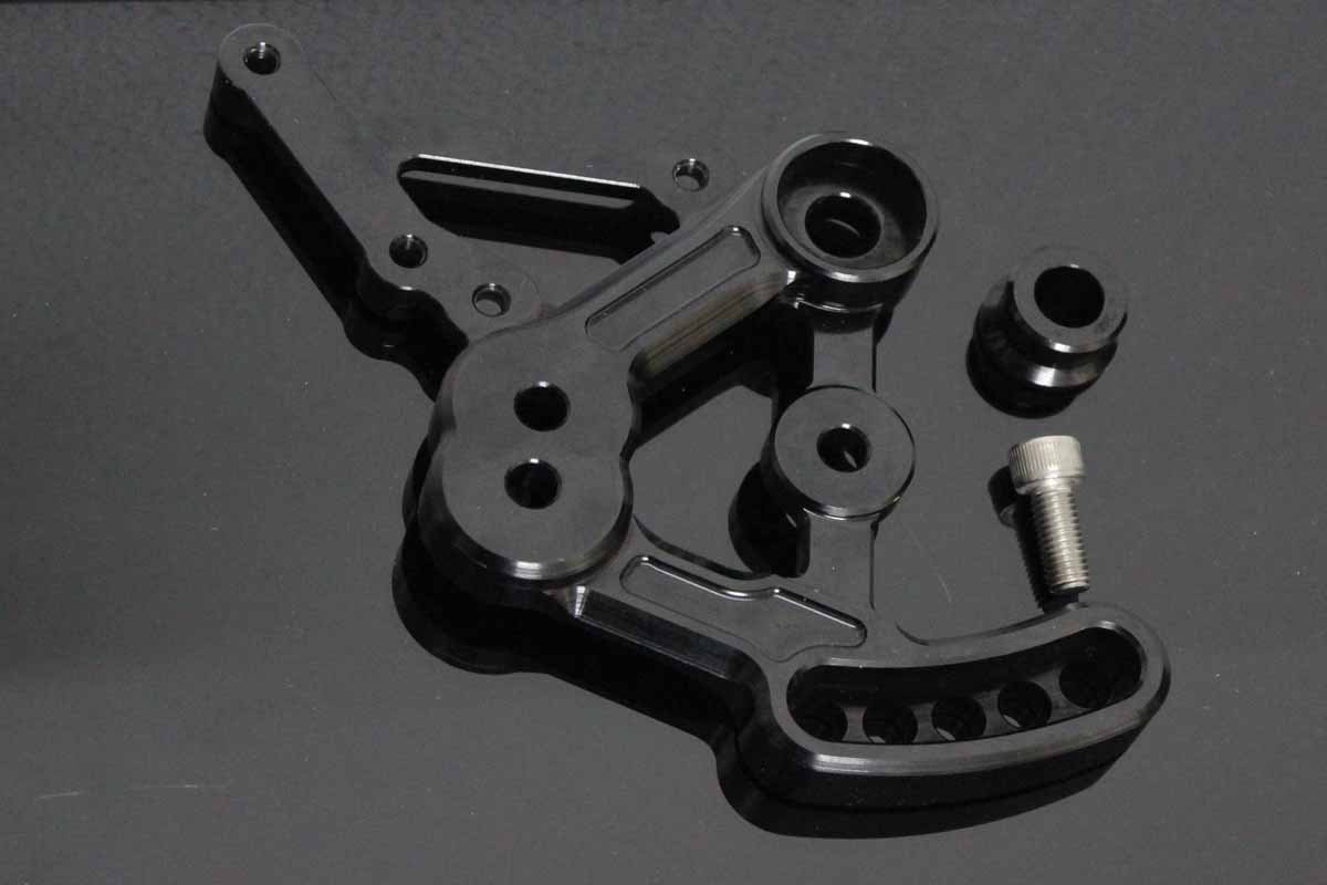Tyga Step Kit Replacement Right Side Hanger, MSX125 Grom, Black, Assy.