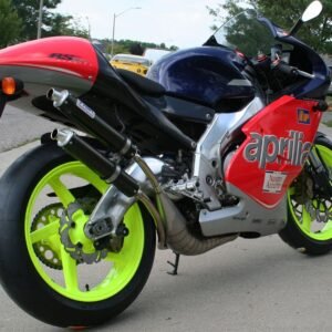 Set, Exhaust Chamber, GP Type, Stainless Steel, Aprilia RS-250
