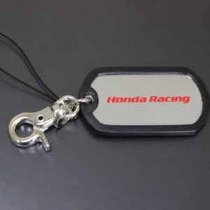 Key Ring, Honda, Black.