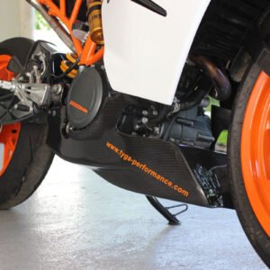 Belly Pan, Race, Carbon, Cup Style, KTM RC250 and RC390 (14-15)