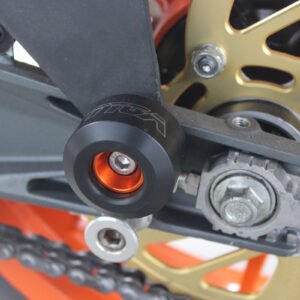 Axle Slider Kit, (Orange/Black) KTM RC and Duke Series