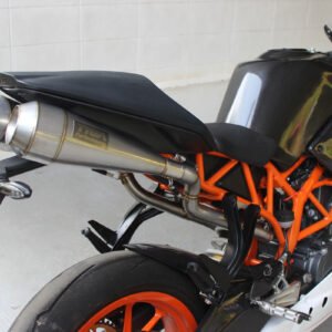 Silencer, Stainless Moto Maggot, Right, KTM RC390 Serpent, No fittings